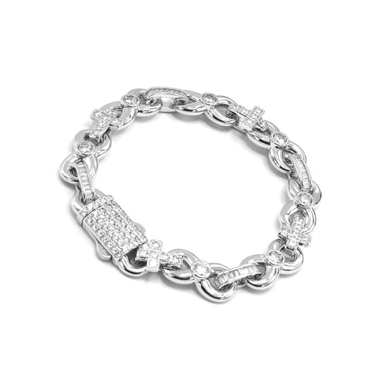 Pulsera Infinito con Cruz Cadena
