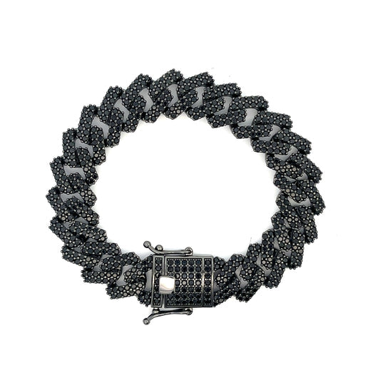 Kit Big Stone Cuban Chain and Bracelet