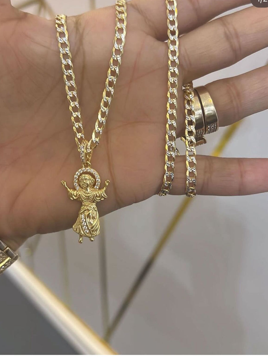 Cadena con divino niño cubana