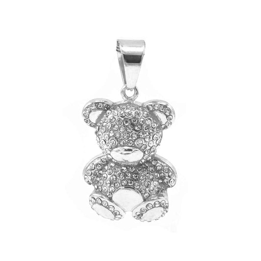 Oso con piedras