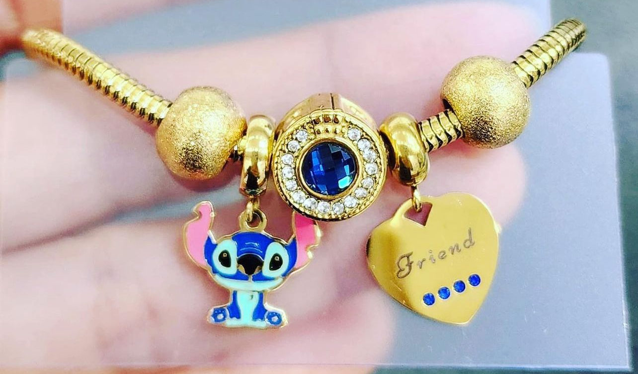 pandora stitch con corazón