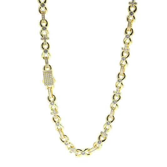 Infinity with Cross Bracelet Chain