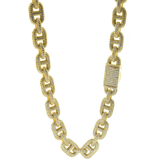 Collar de Box Lock Mariner Bracelet and Chain