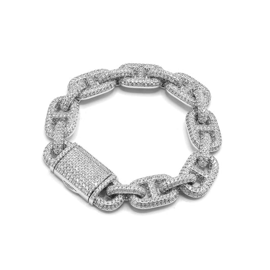 Pulsera plateada