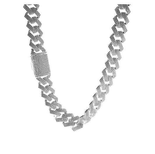 Mariner Baguette Stone Chain 18 mm