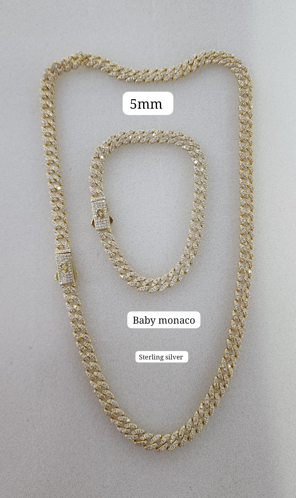 Baby Mónaco full  piedras zirconia