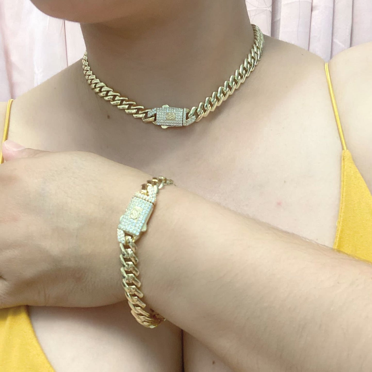 CHOKERS CUBAN MONACO SET